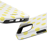 Yellow and White Polka Dot Case