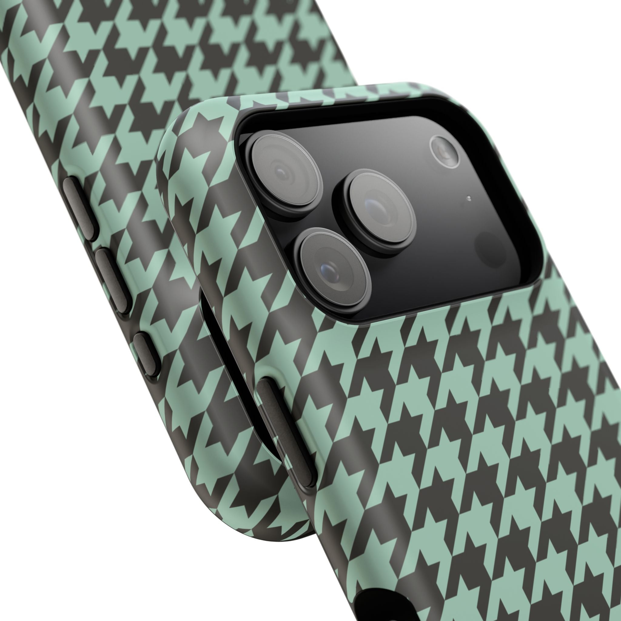 Mint Chip Houndstooth Case