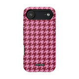 Raspberry Sorbet Houndstooth Case