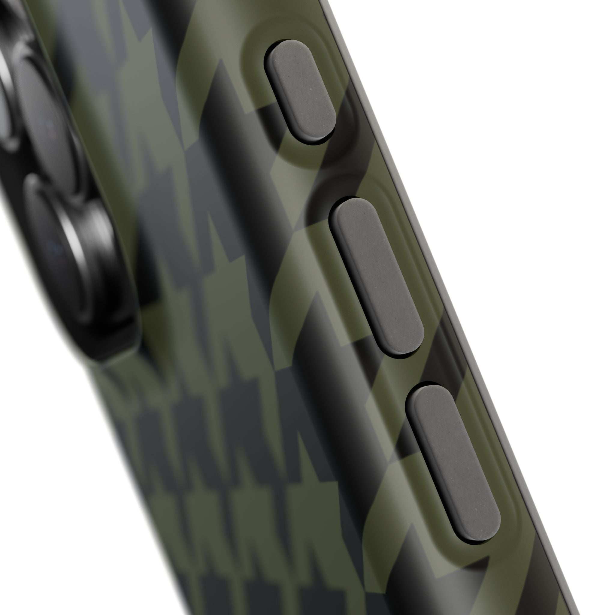 Army Green Houndstooth Case