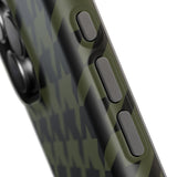 Army Green Houndstooth Case
