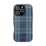 Navy Plaid Case