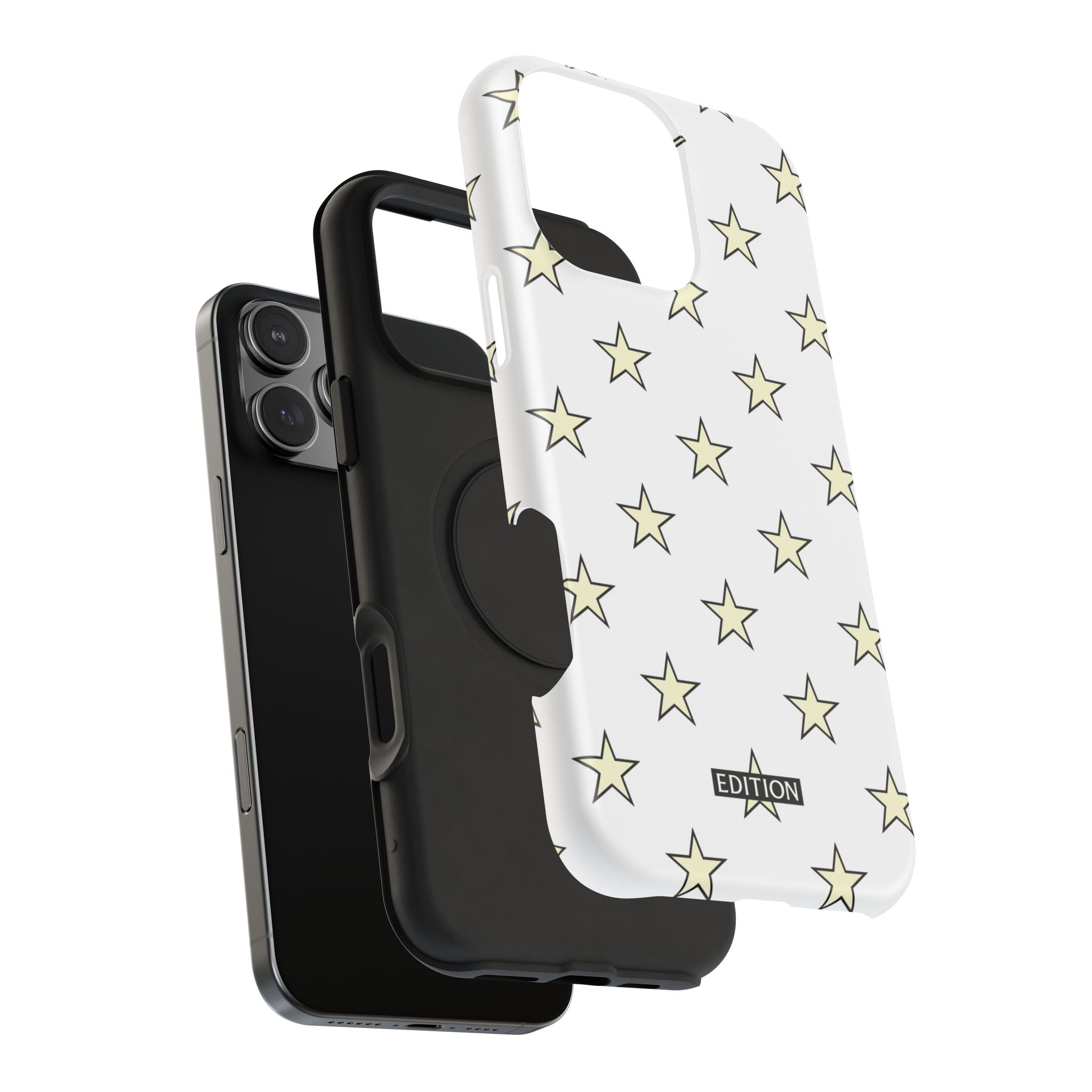 Yellow and White Star Case