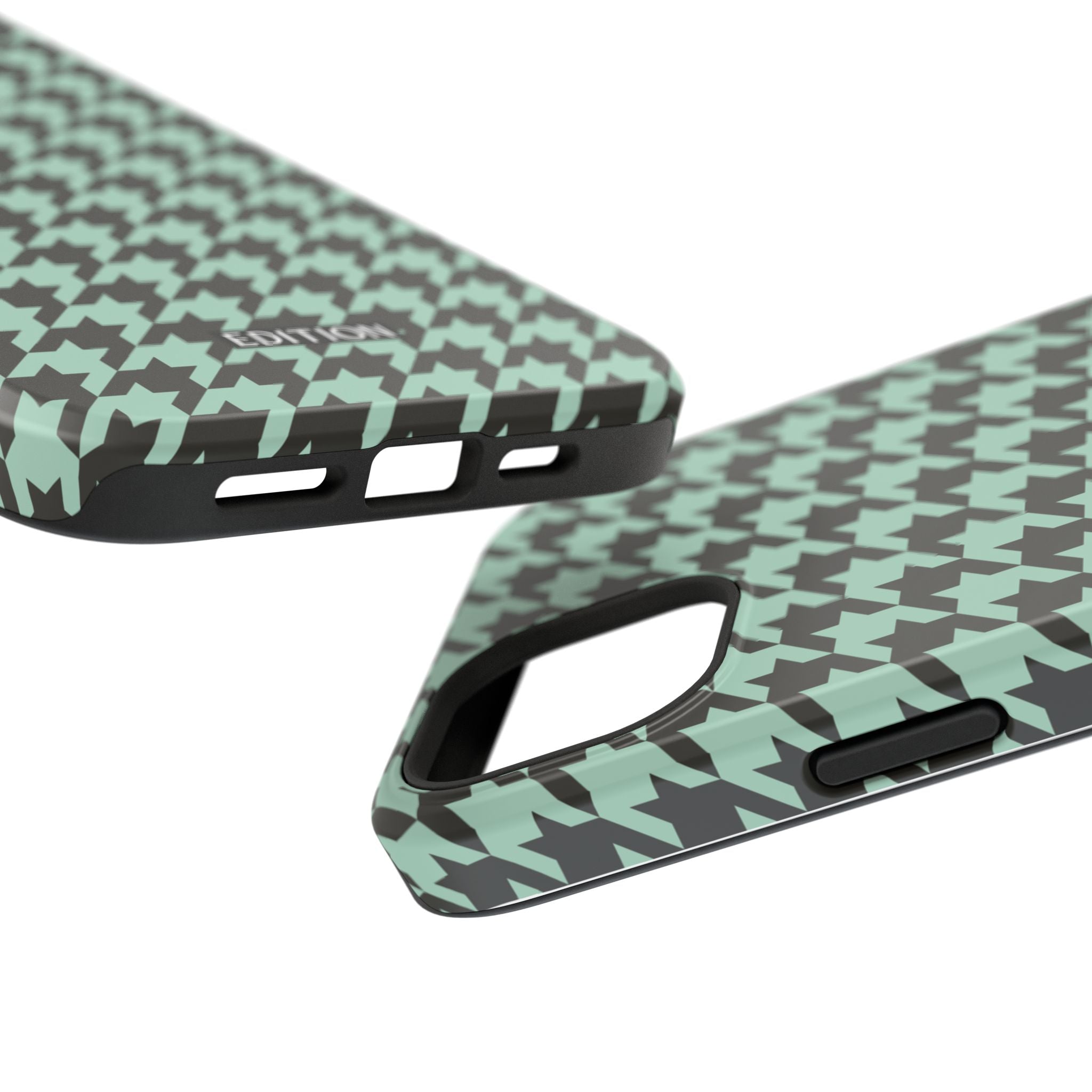 Mint Chip Houndstooth Case