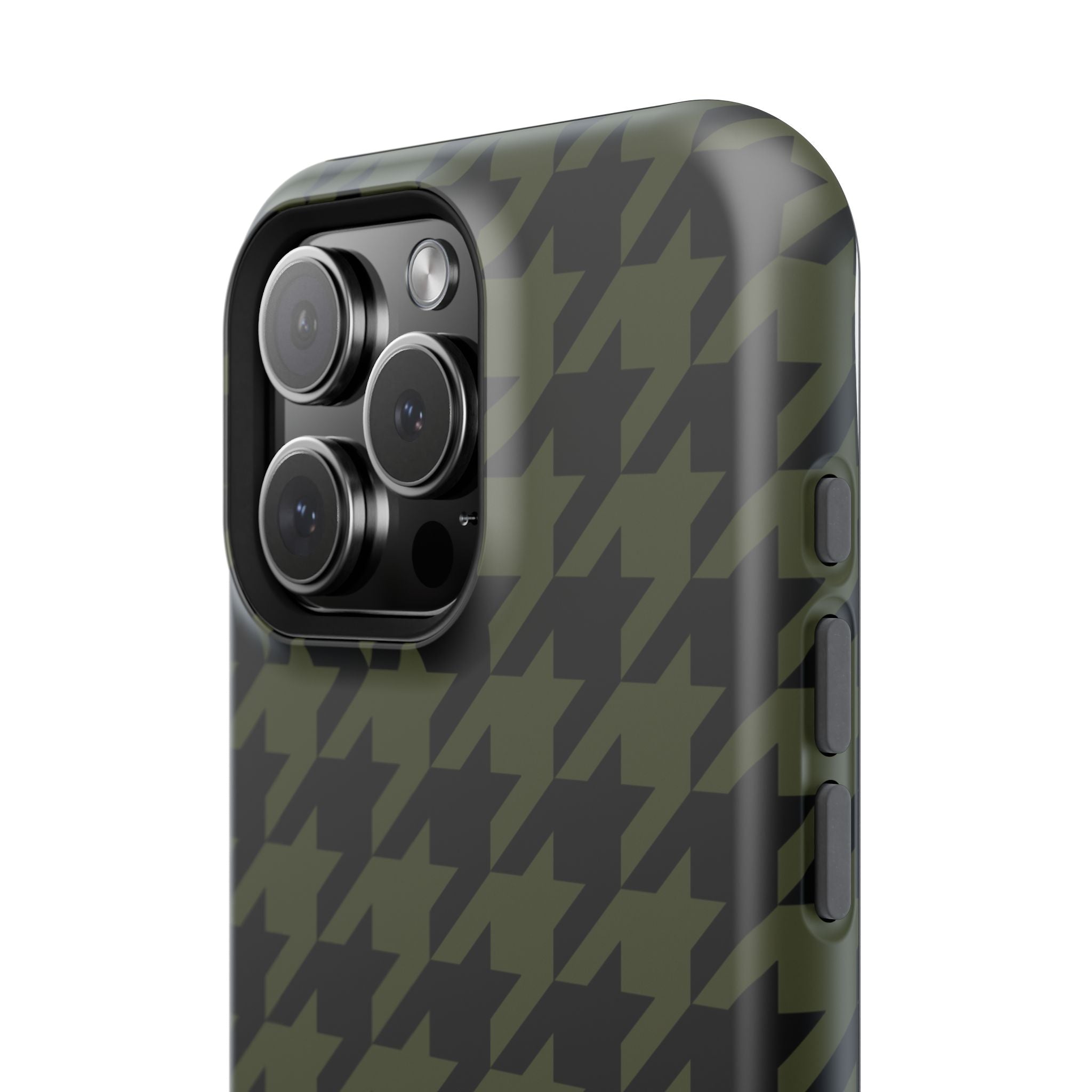 Army Green Houndstooth Case