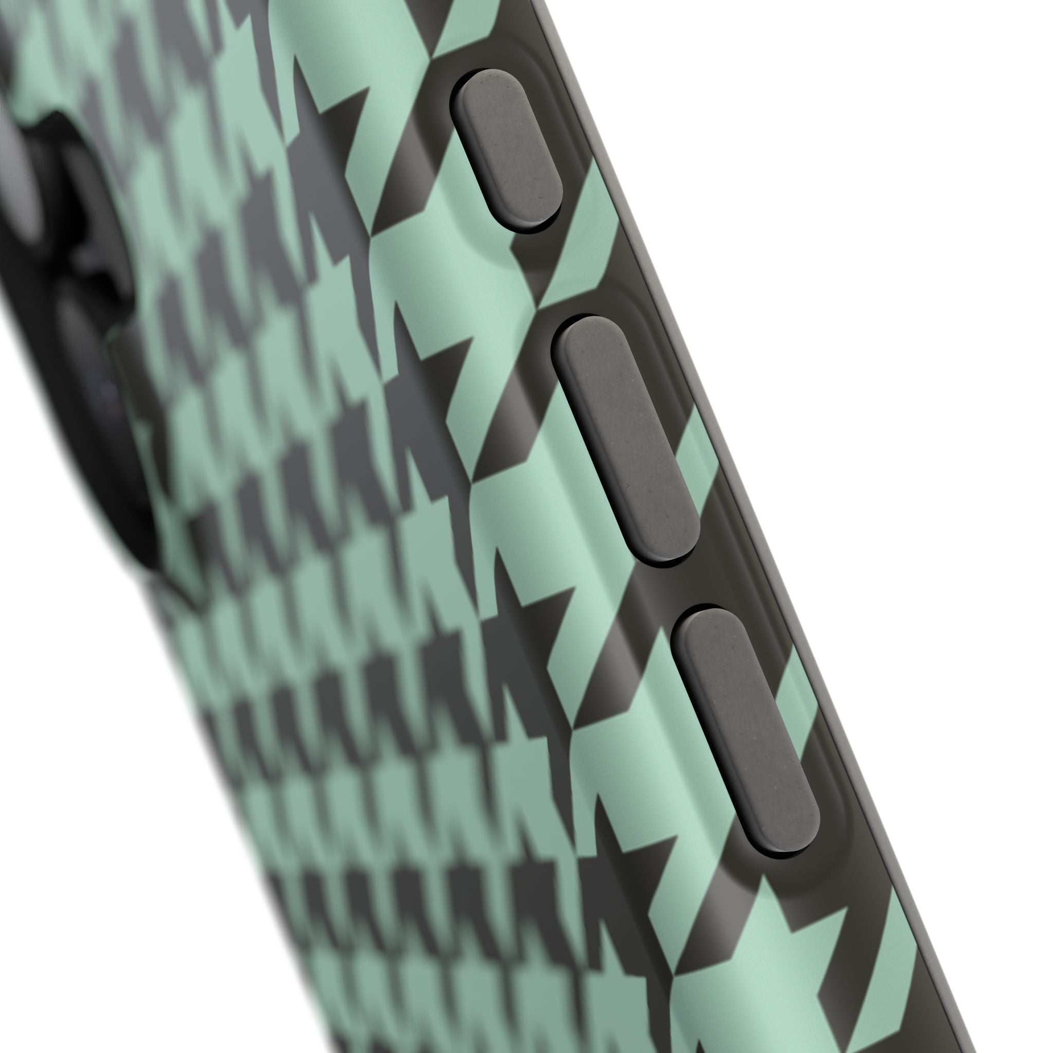 Mint Chip Houndstooth Case