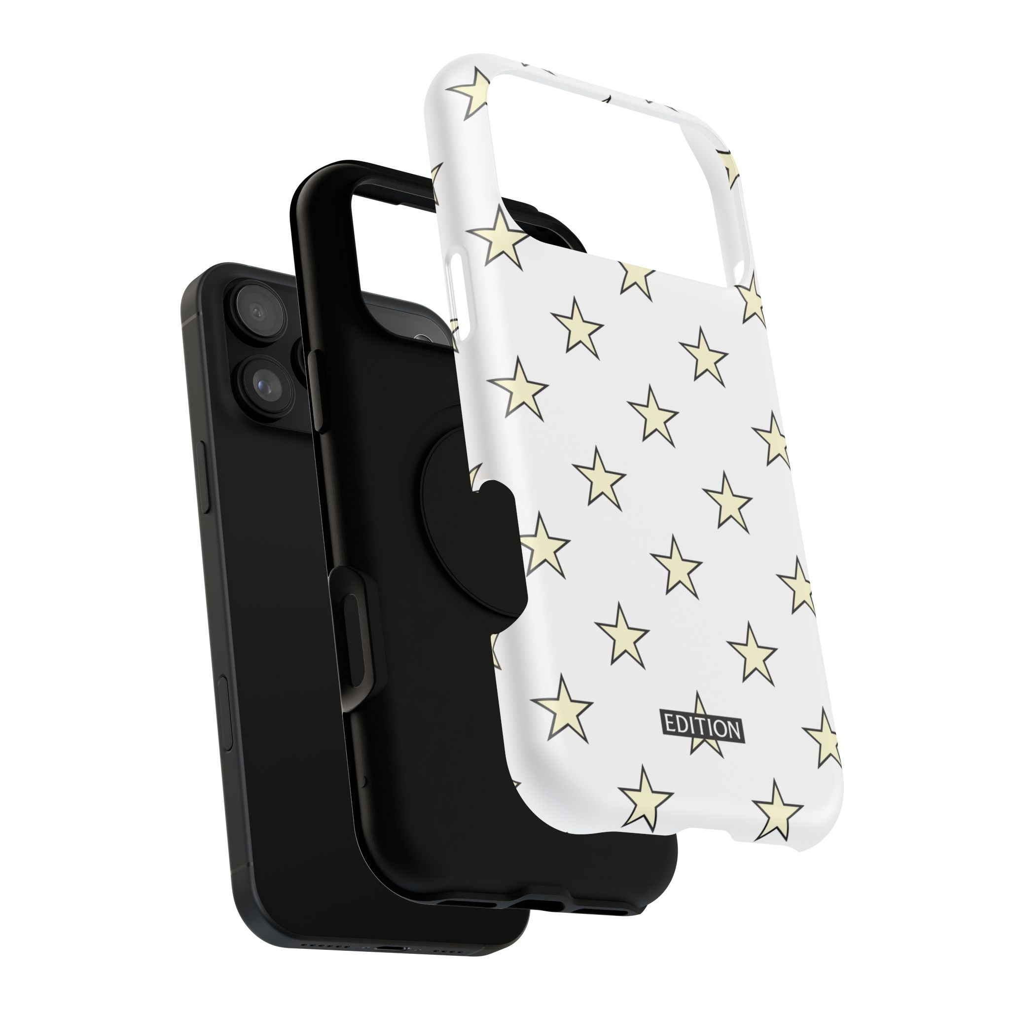 Yellow and White Star Case