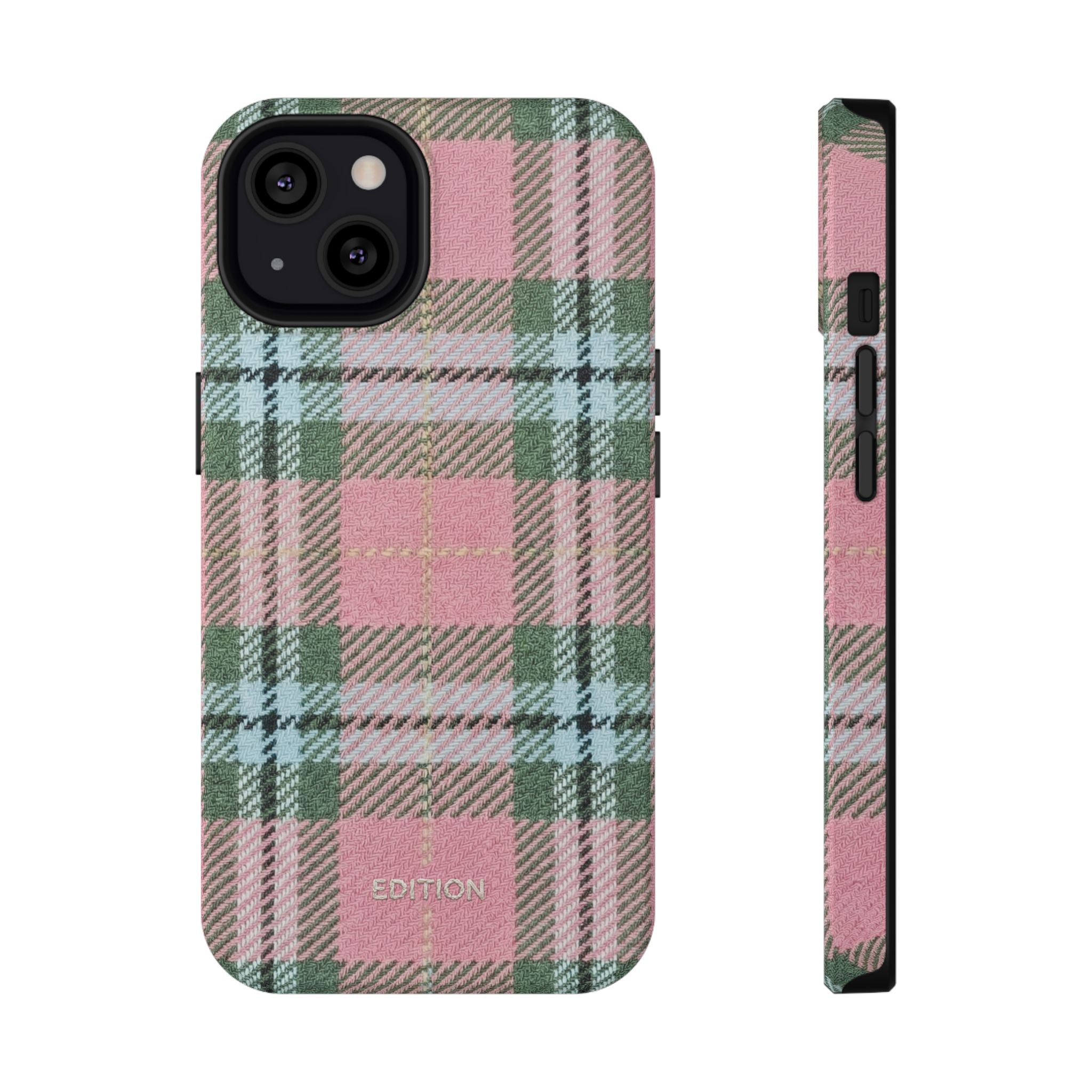 Baby Pink Plaid Case