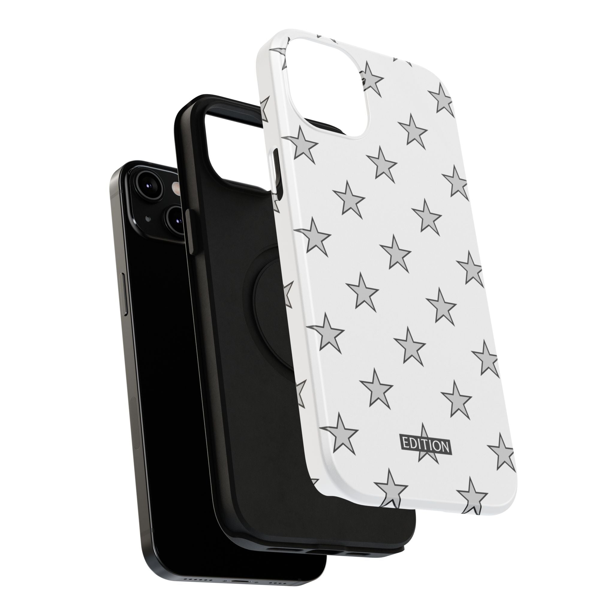 Grey and White Star Case
