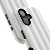 Grey Beach Stripe Case