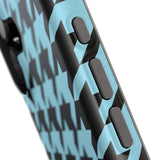 Baby Blue Houndstooth Case
