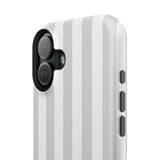 Grey Beach Stripe Case