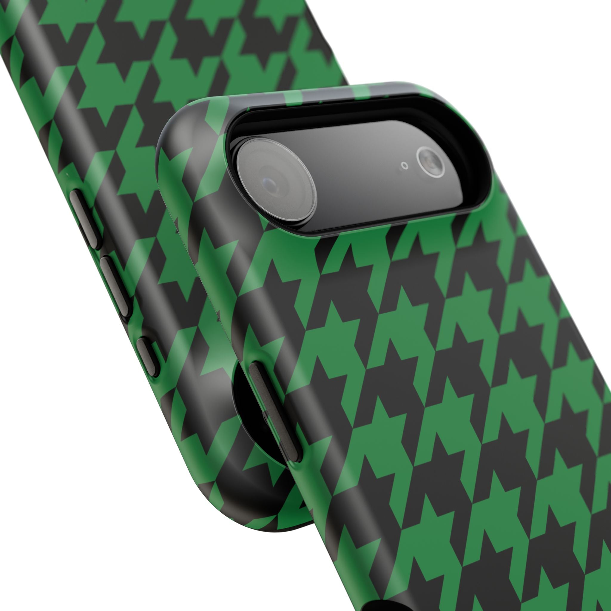 Green Houndstooth Case
