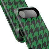 Green Houndstooth Case