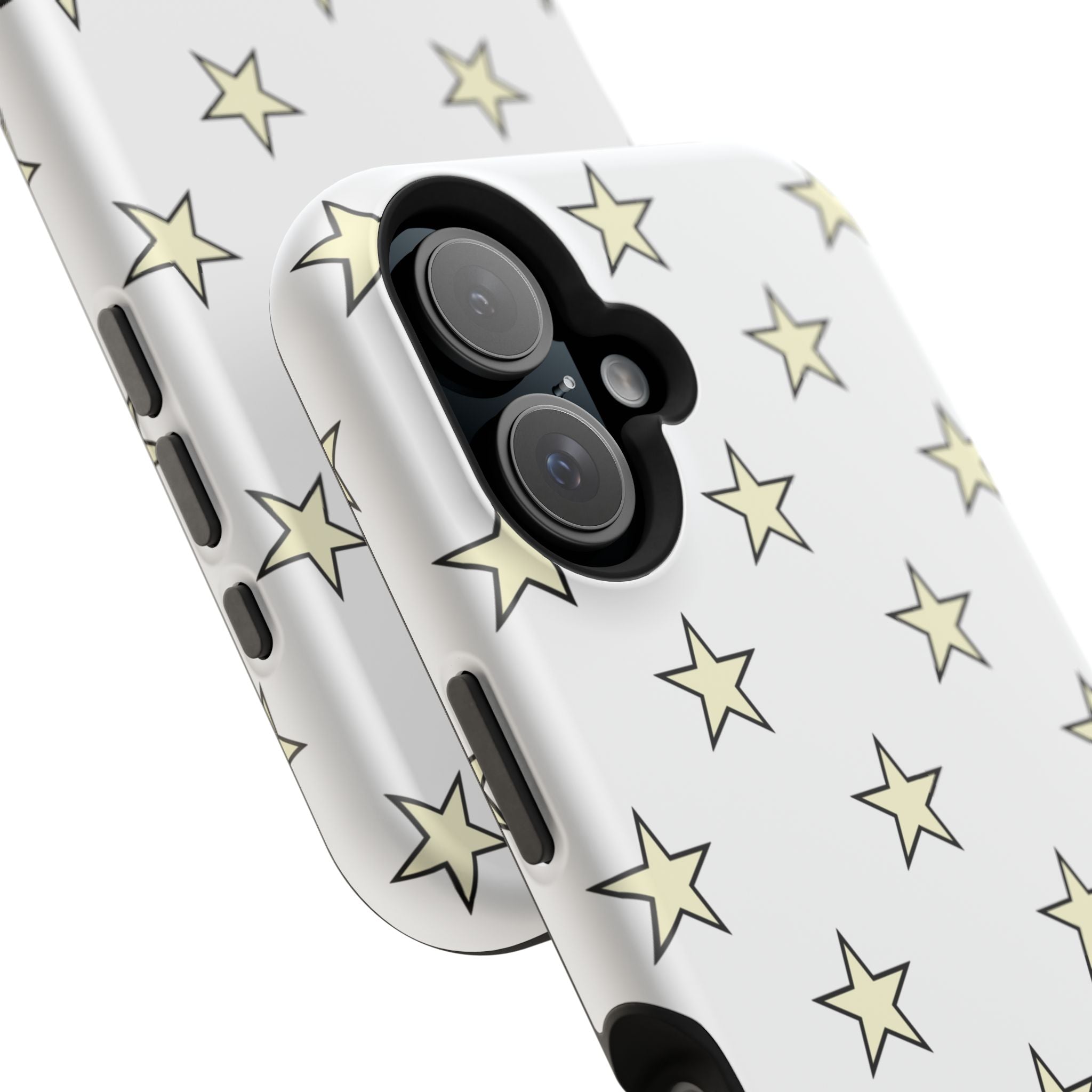 Yellow and White Star Case