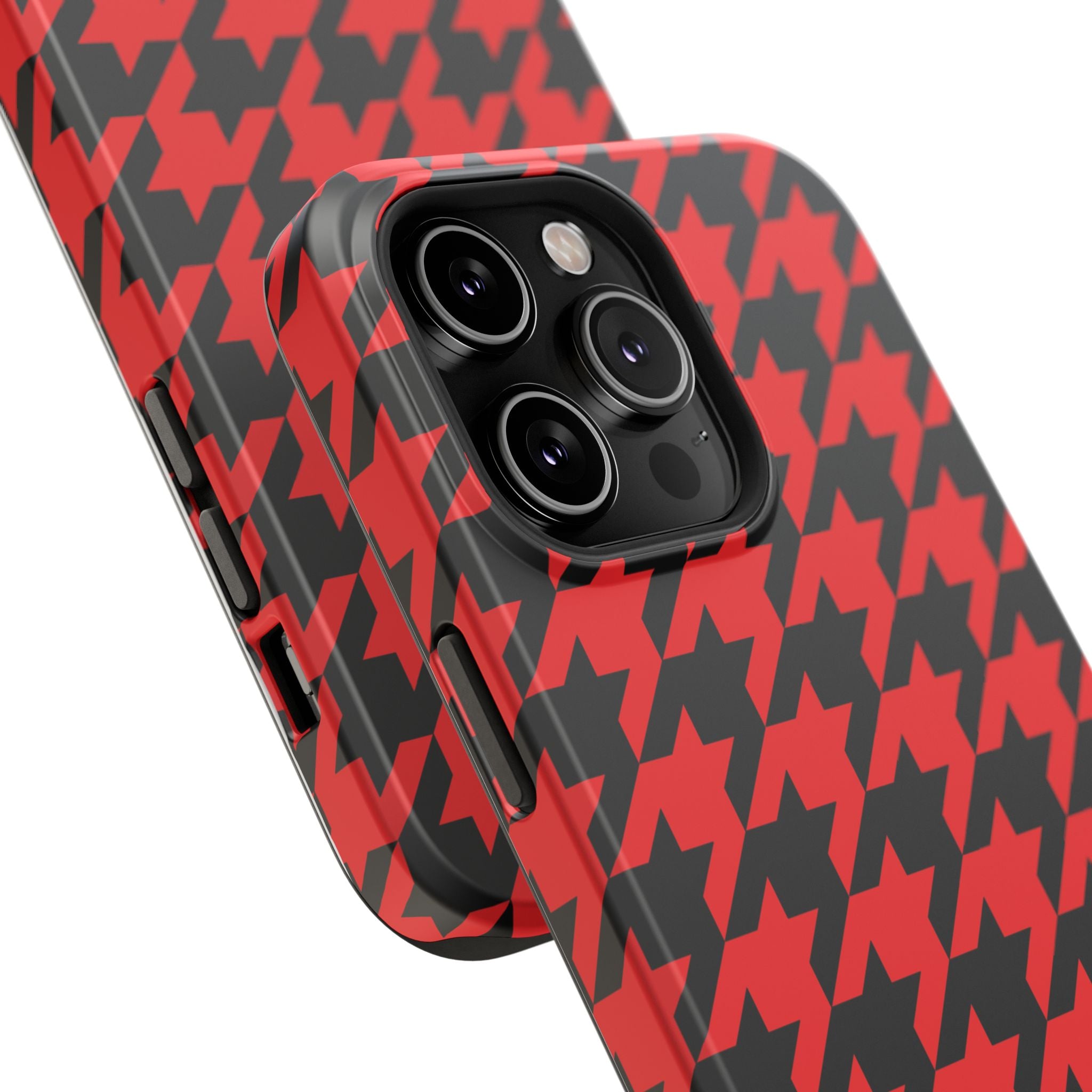Red Houndstooth Case