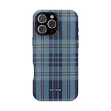 Navy Plaid Case