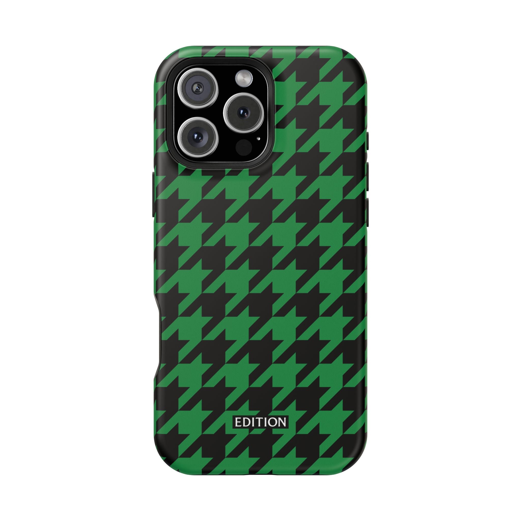 Green Houndstooth Case