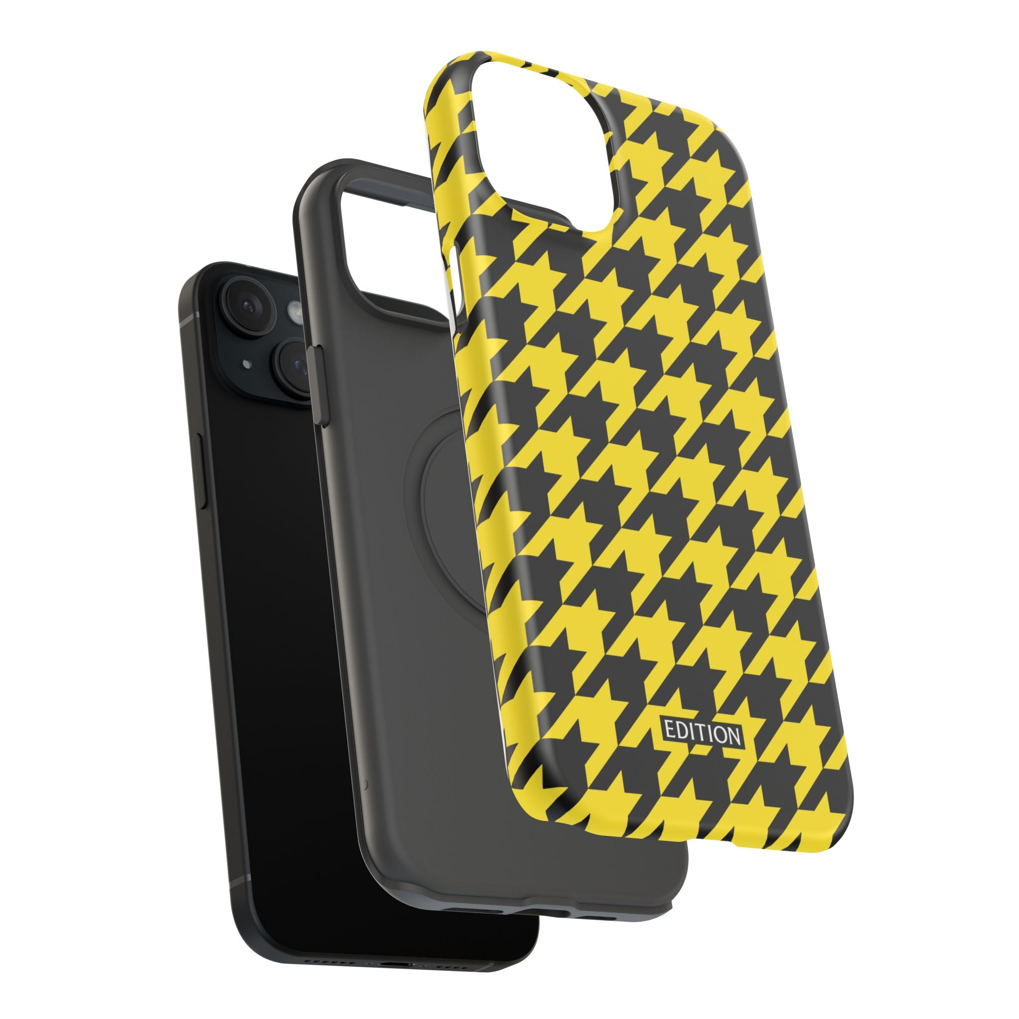 Yellow Houndstooth Case