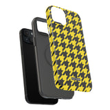 Yellow Houndstooth Case