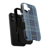 Navy Plaid Case