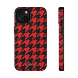 Red Houndstooth Case