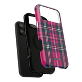 Hot Pink and Navy Plaid Case