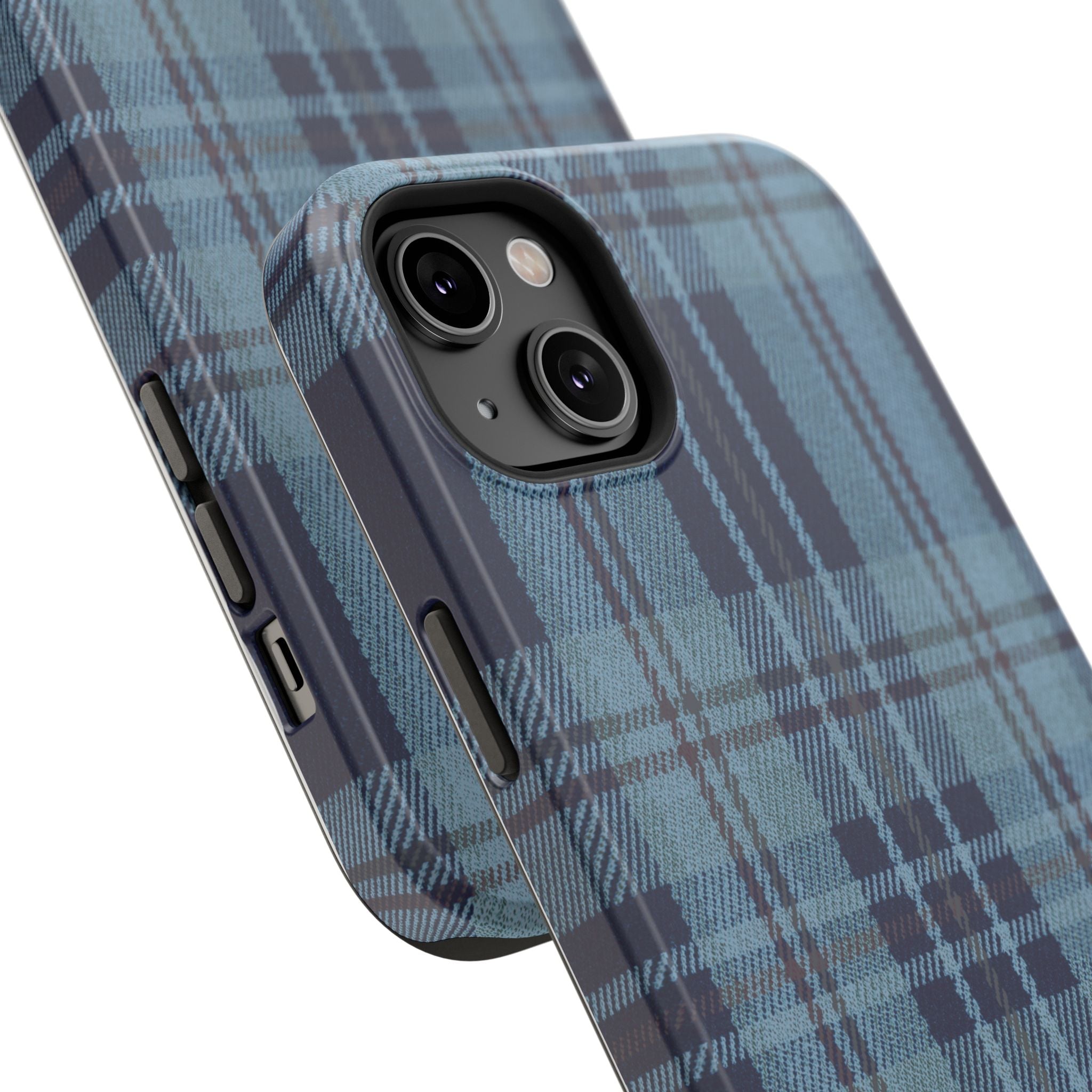 Navy Plaid Case