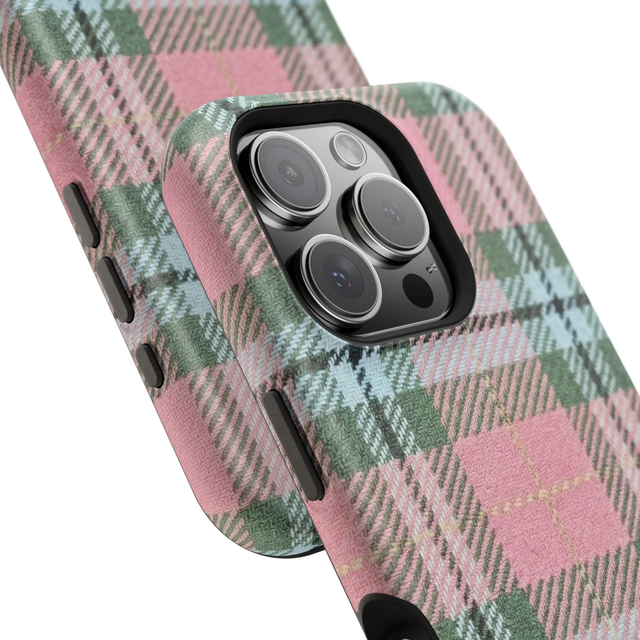 Baby Pink Plaid Case
