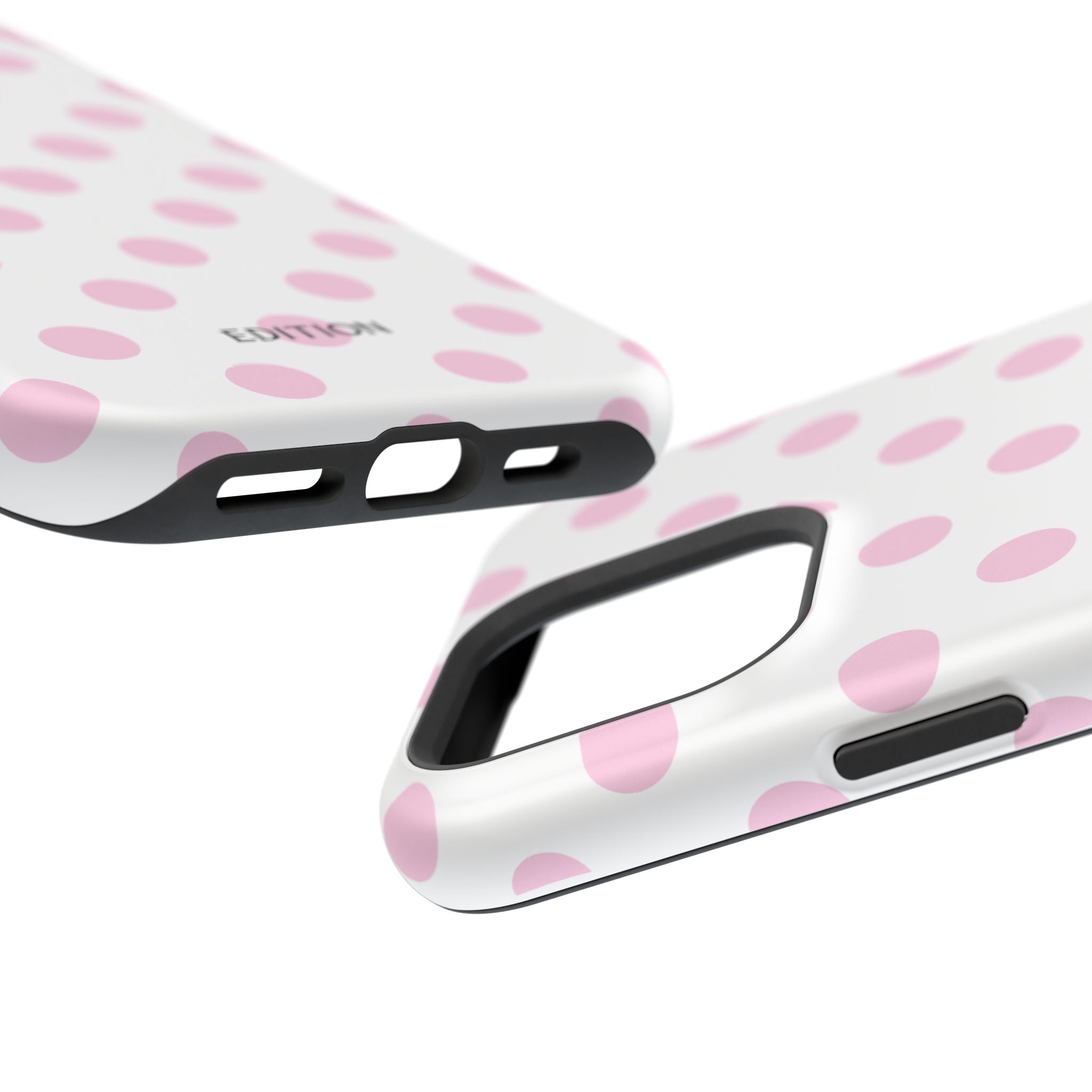 Pink and White Polka Dot Case