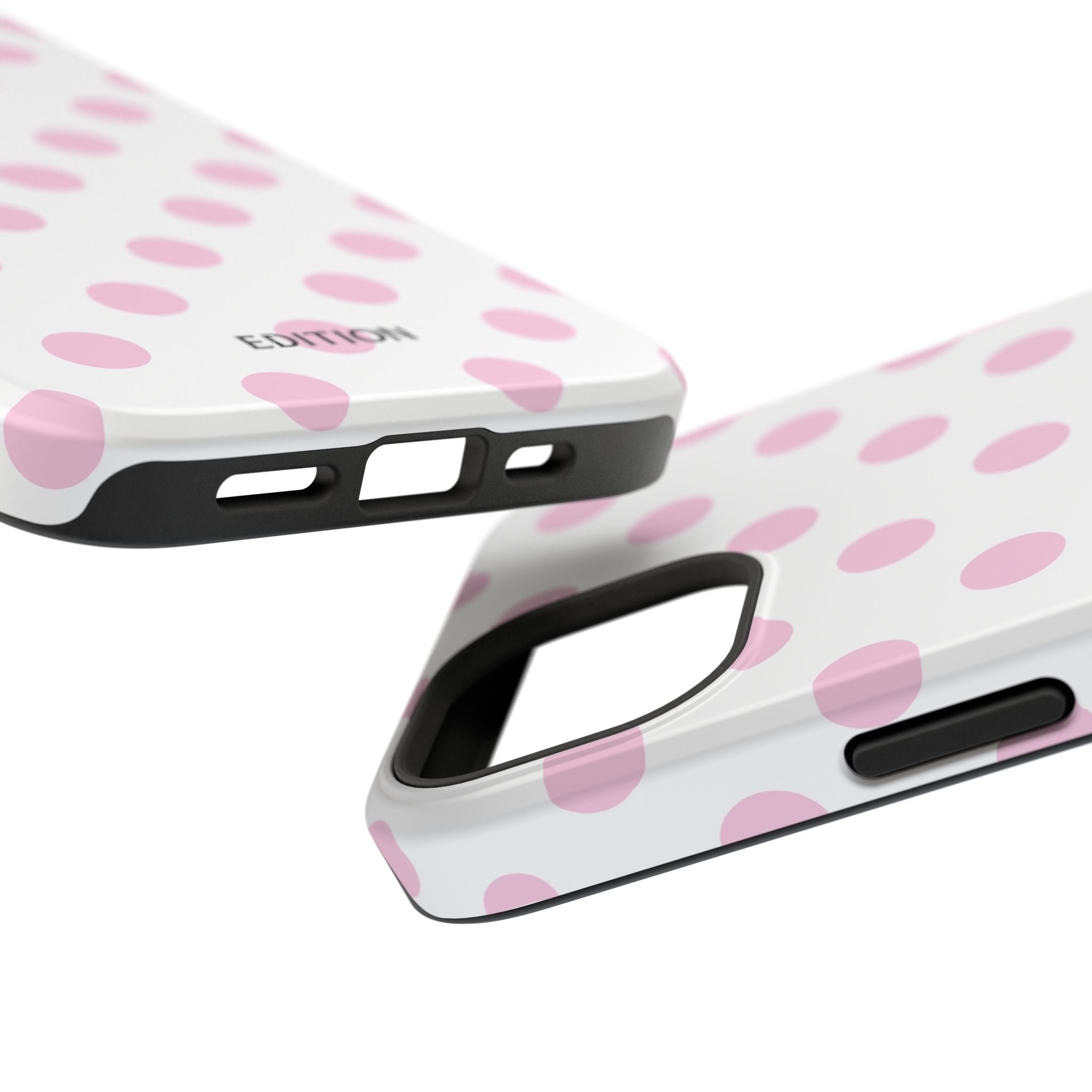 Pink and White Polka Dot Case