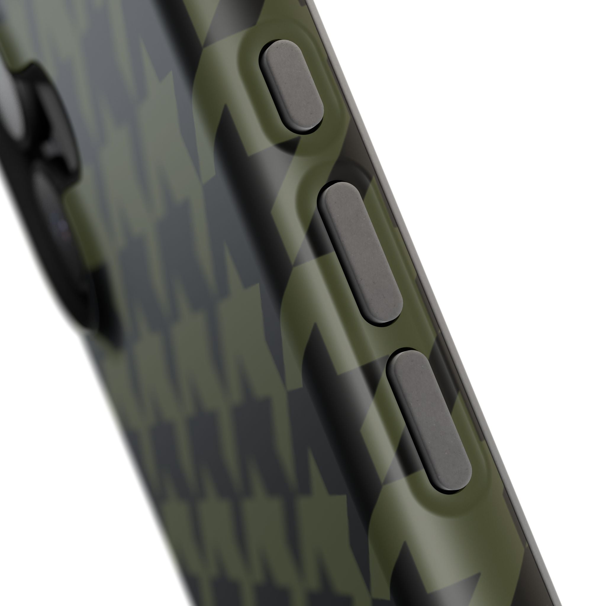 Army Green Houndstooth Case