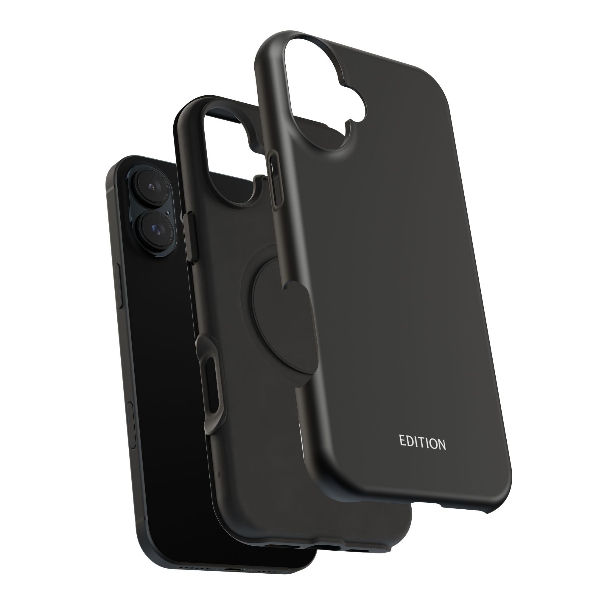 Plain Black Solid Case