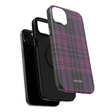 Black and Pink Plaid Case