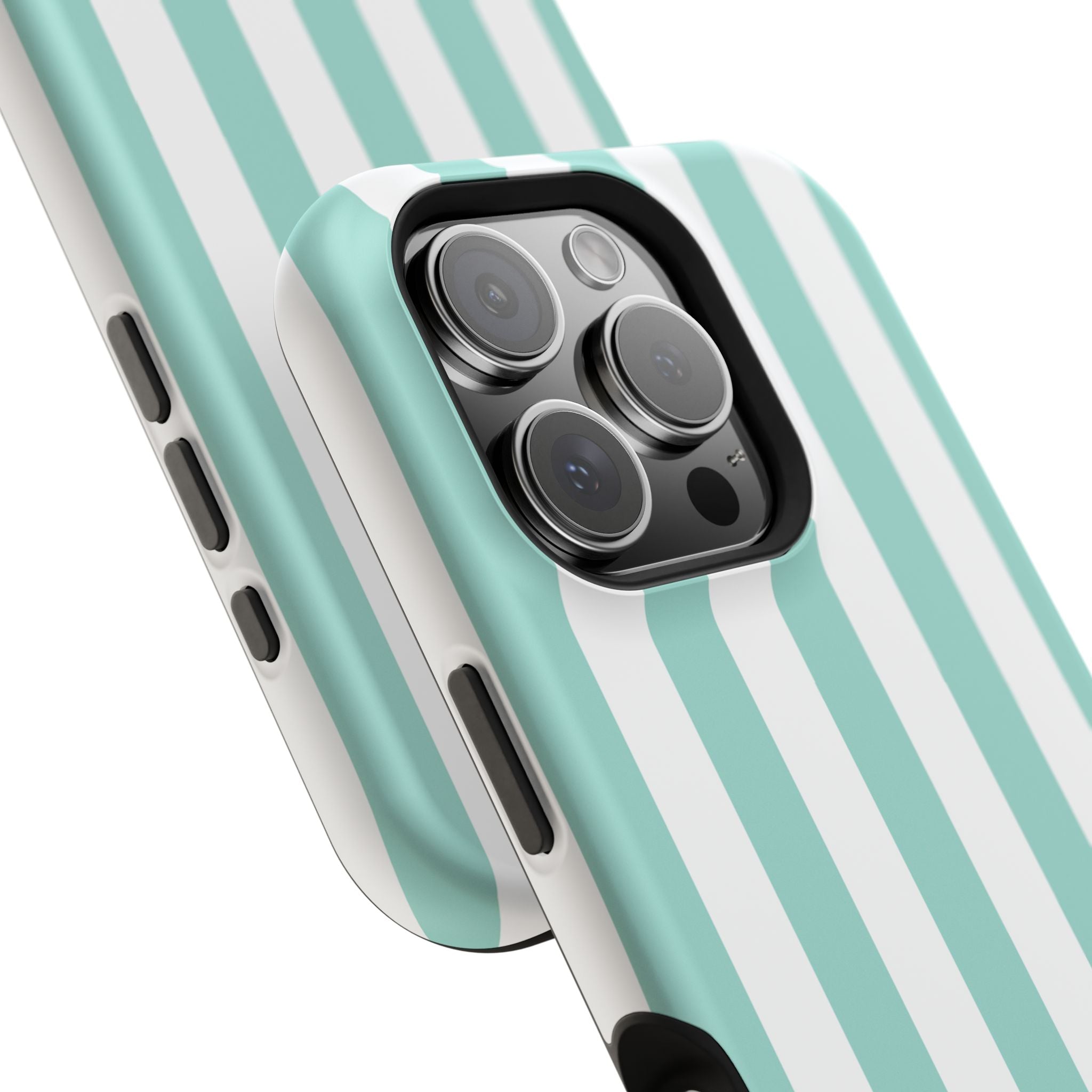 Teal Beach Stripe Case