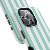 Teal Beach Stripe Case