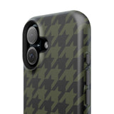 Army Green Houndstooth Case