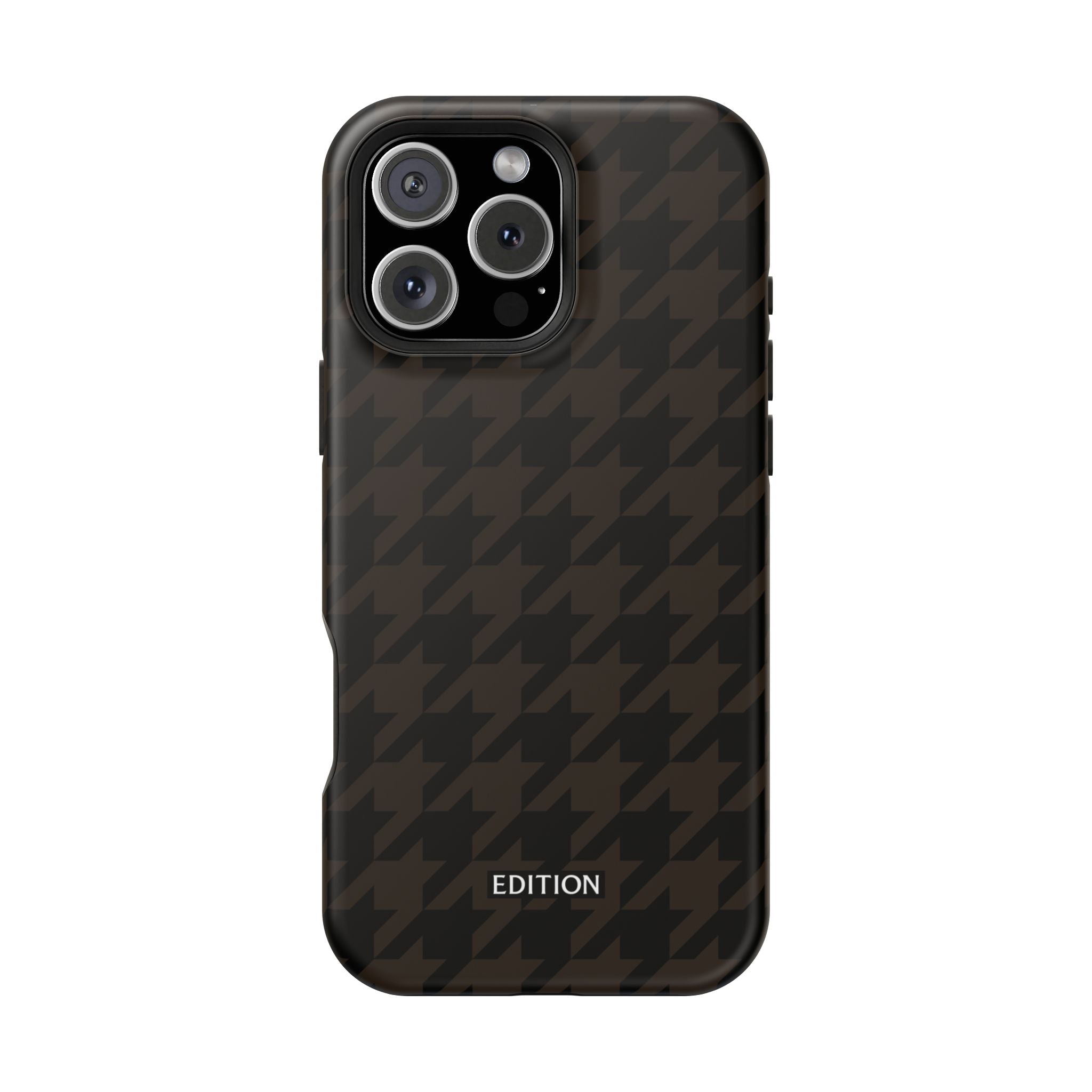Brown Houndstooth Case