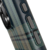 Green and Blue Plaid Case