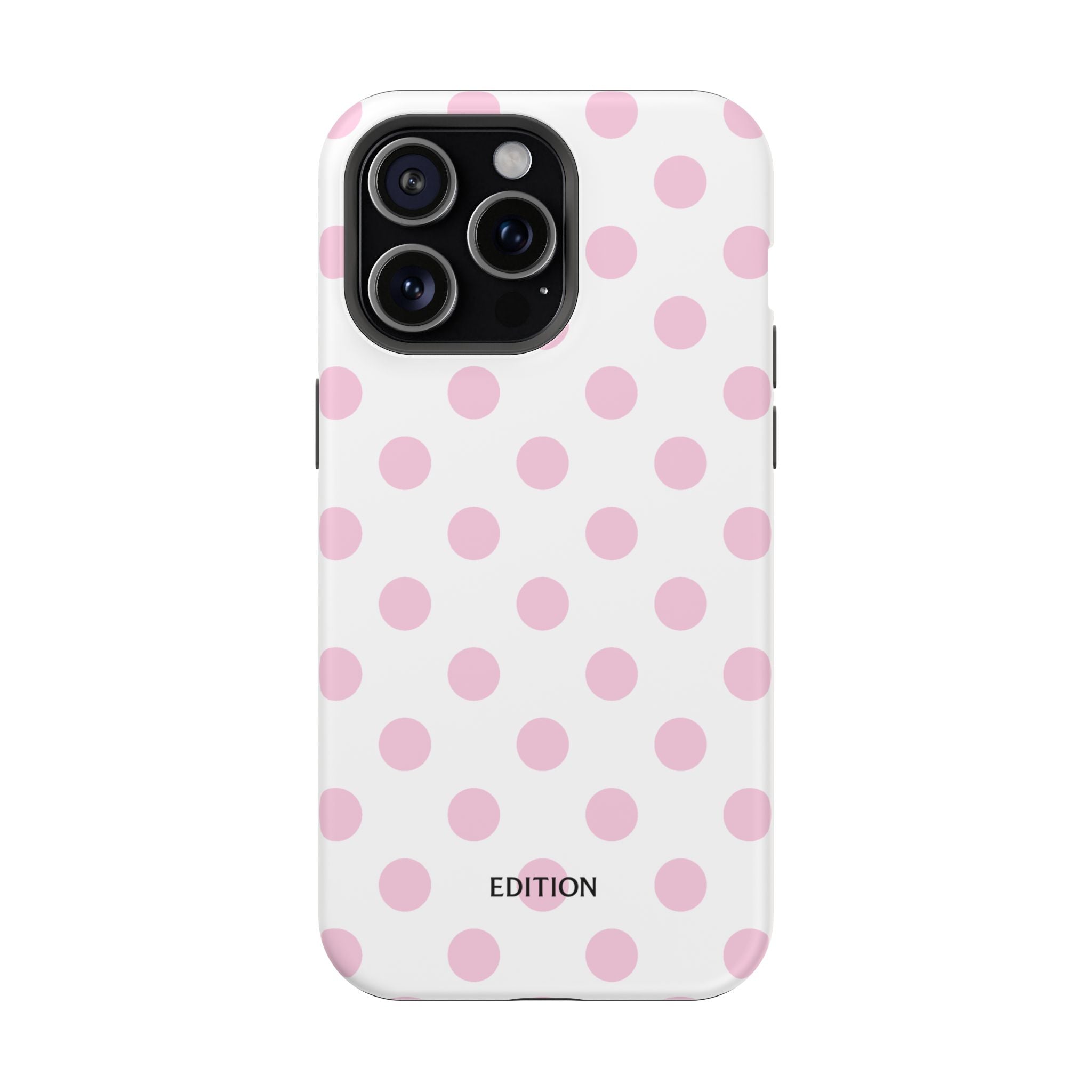 Pink and White Polka Dot Case