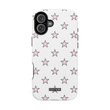 Pink and White Star Case