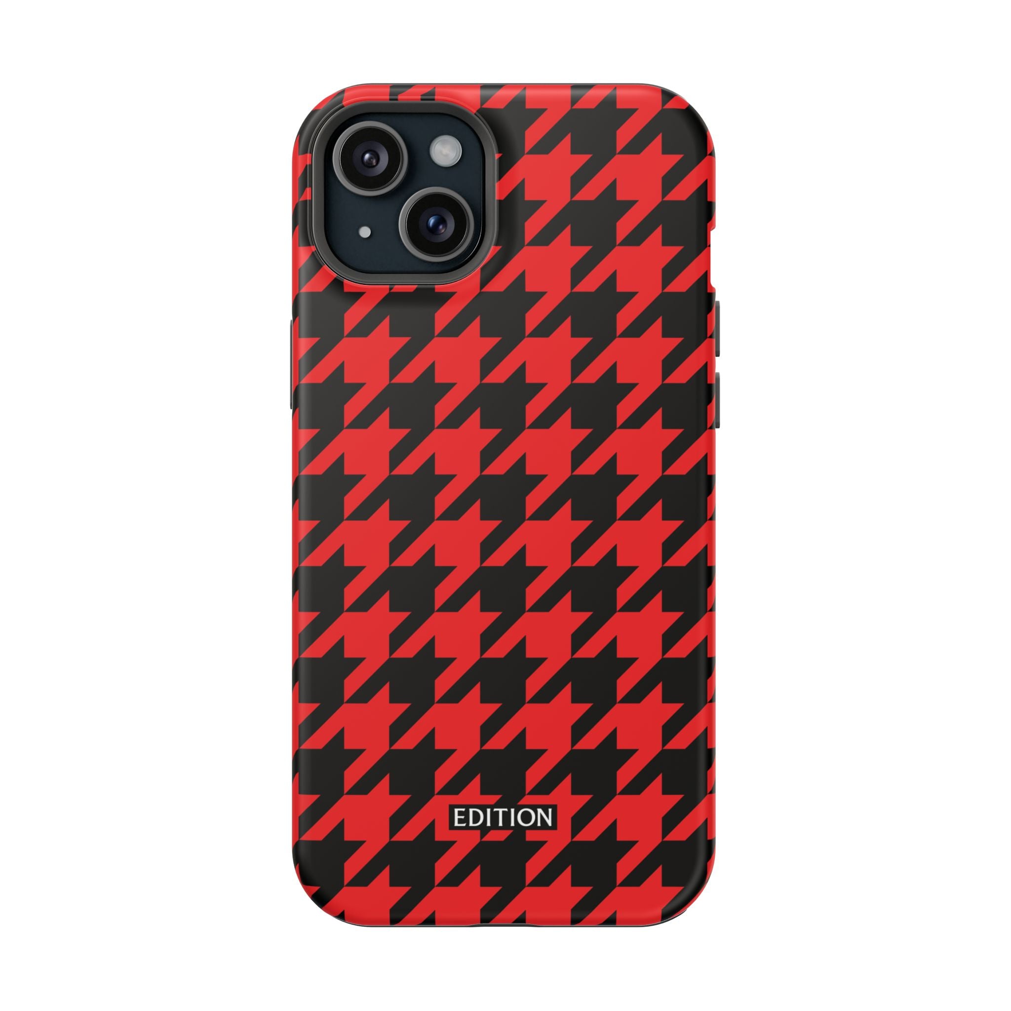 Red Houndstooth Case