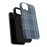 Navy Plaid Case