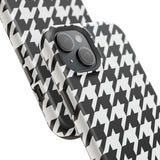 Black and White Houndstooth Case