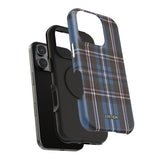 Blue and Pink Plaid Case