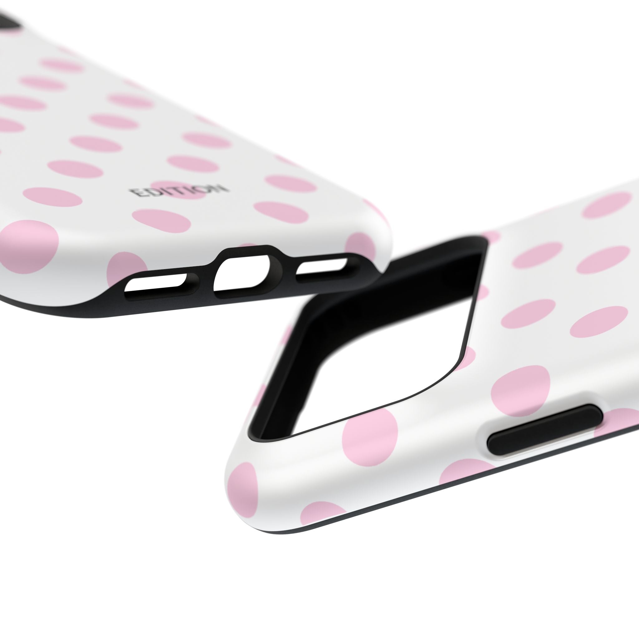 Pink and White Polka Dot Case