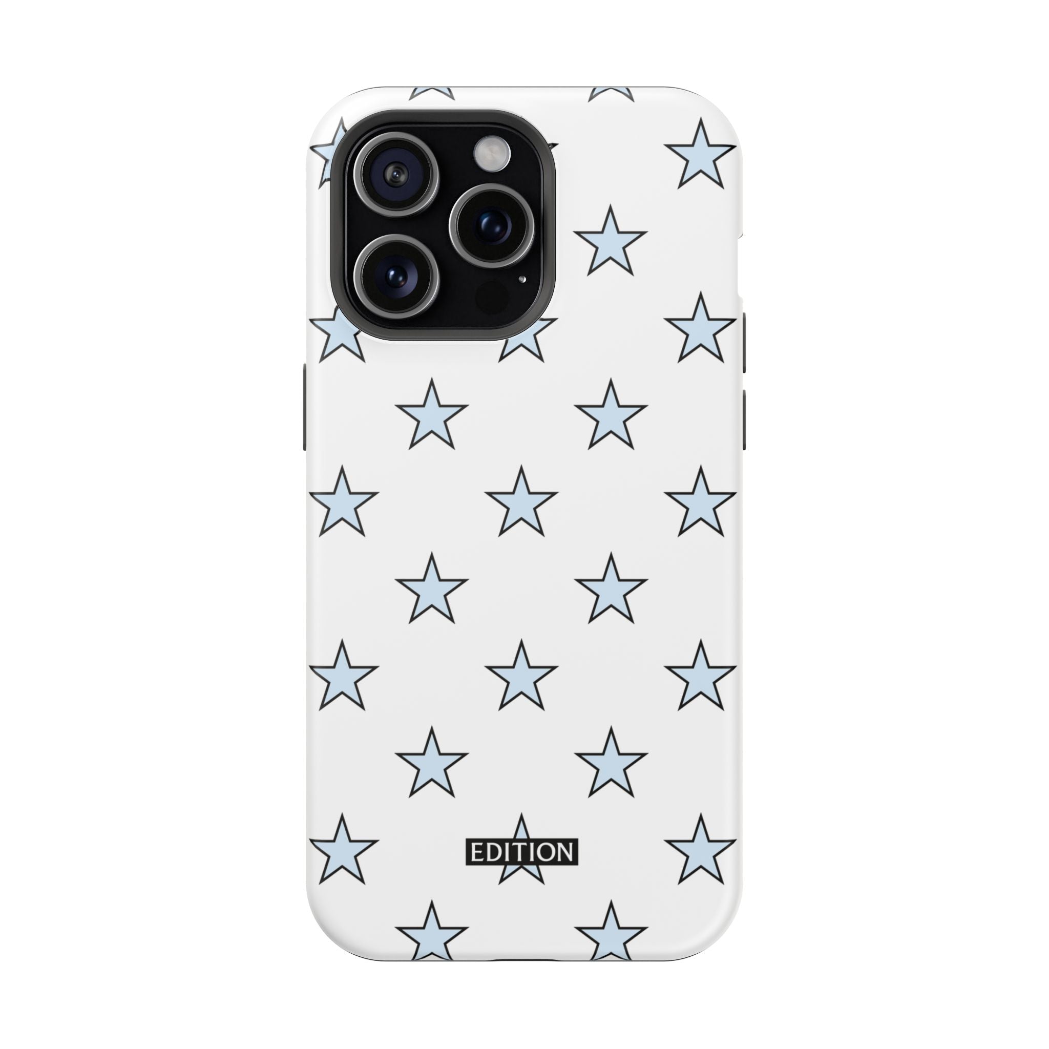 Blue and White Star Case