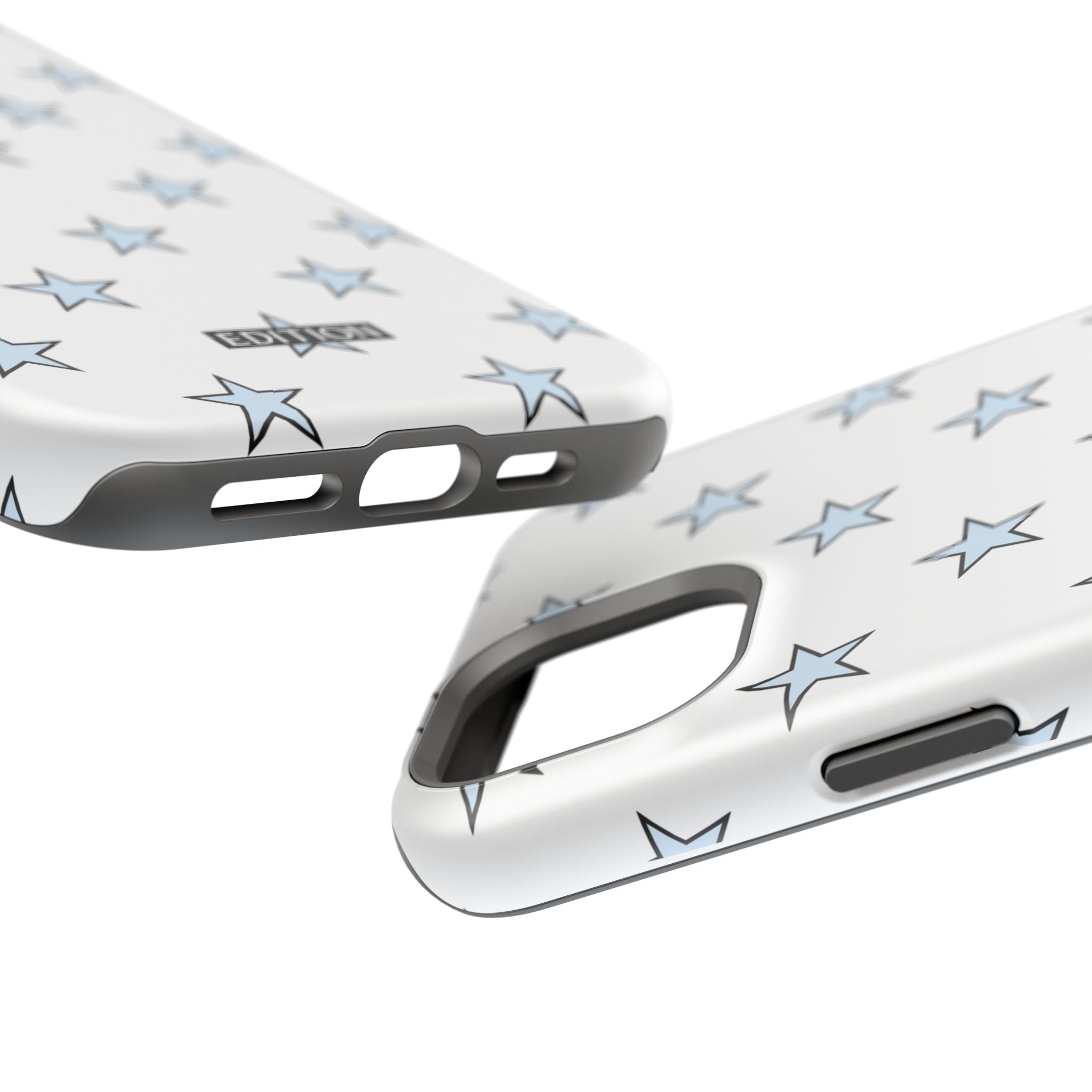 Blue and White Star Case