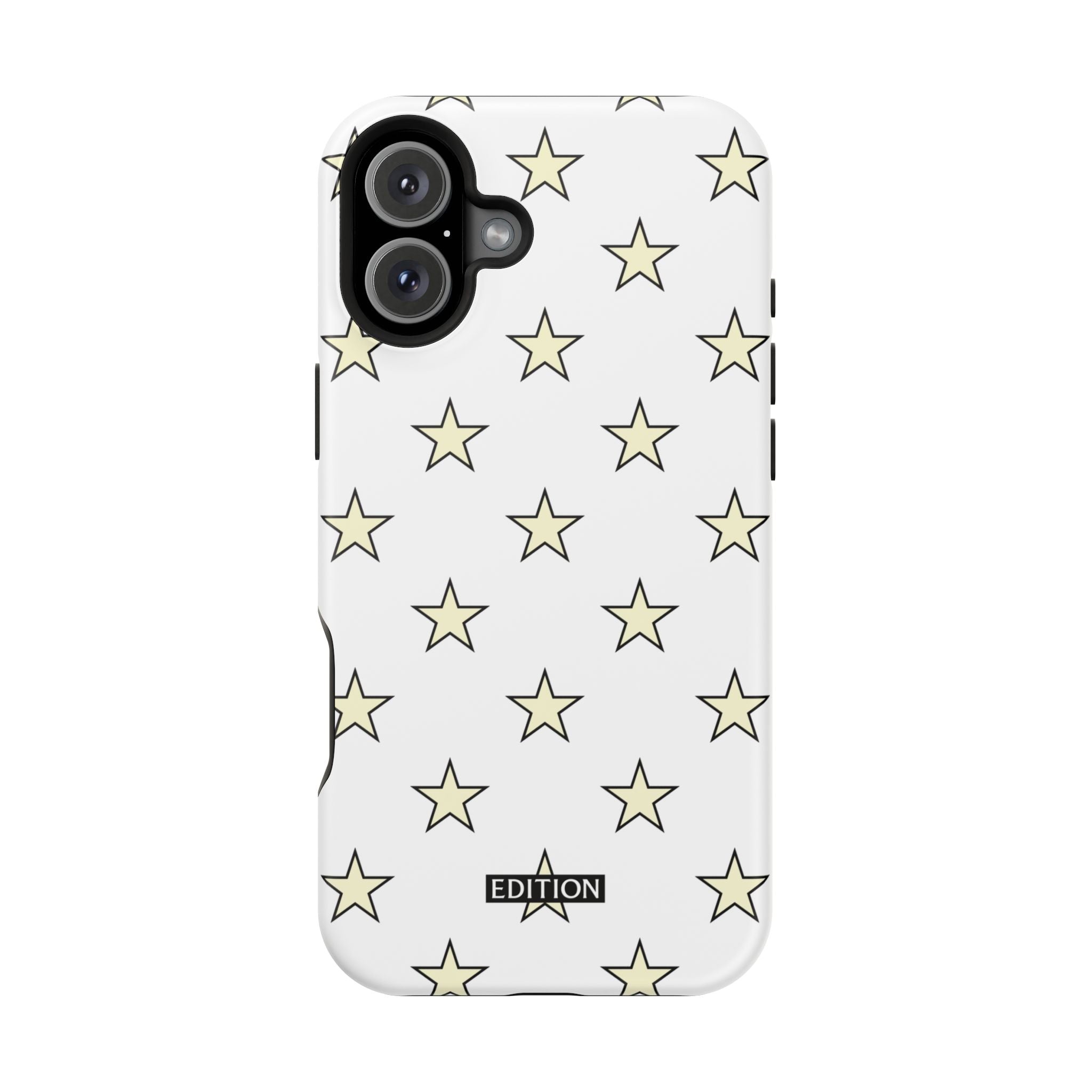 Yellow and White Star Case