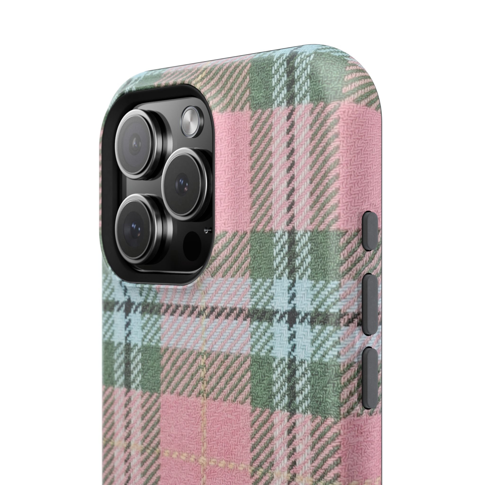 Baby Pink Plaid Case